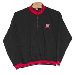 Nebraska Cornhuskers Windbreaker Jacket Mens XXL Team Edition Apparel Zip VTG